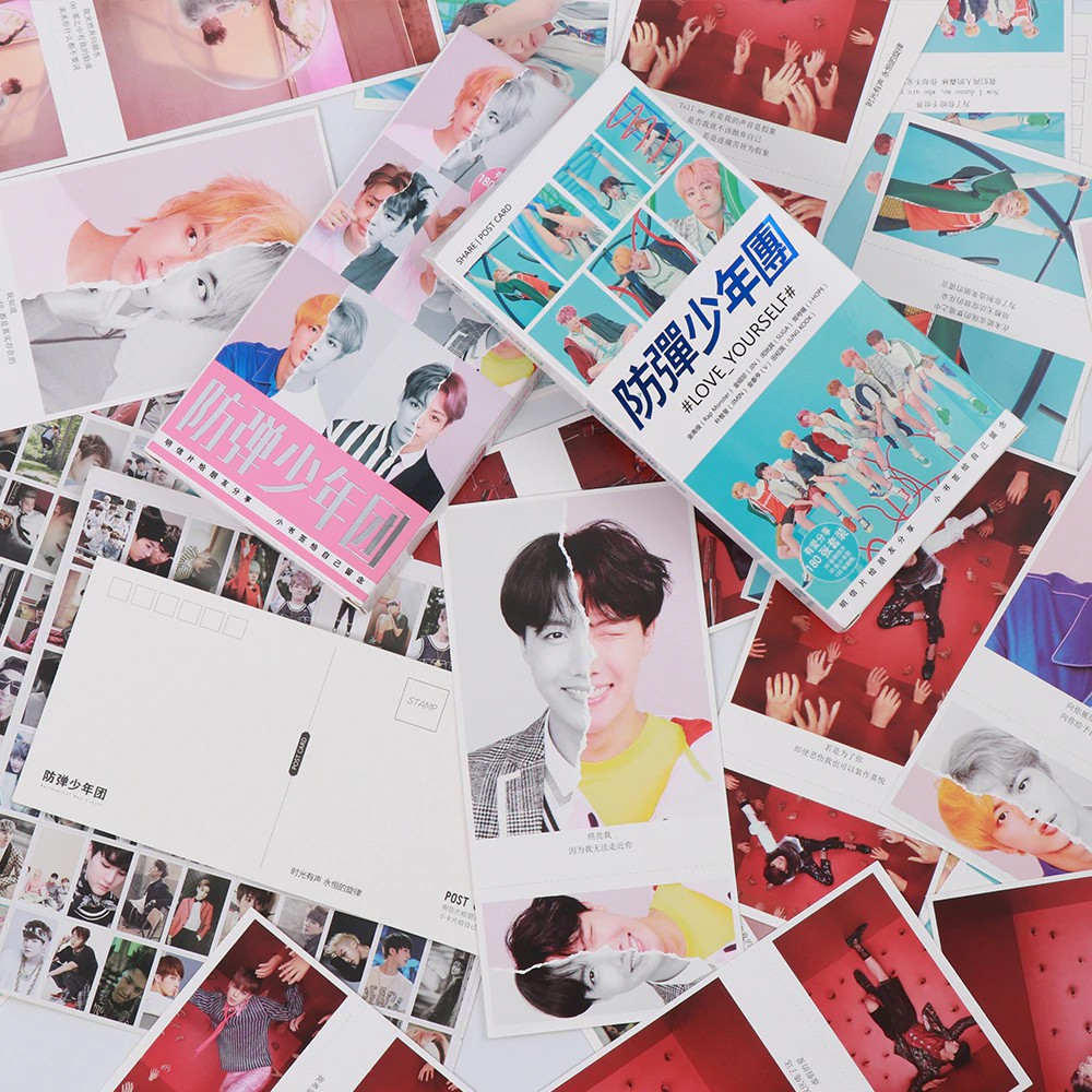 Bưu thiếp BTS  (30 Postcard + 30 Lomo + 120 Hình Dán) - Baystore