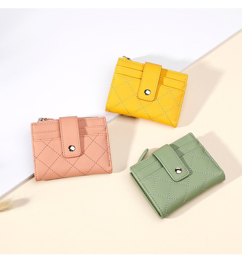 Ví JASMIN NOIR bằng da PU kiểu dáng đơn giản thời trang