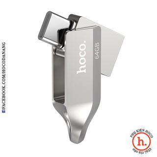 [USB OTG] USB  2 ĐẦU ( USB + TYPE-C) 3.0 HOCO UD8 32GB 64GB HỢP KIM NHÔM NHỎ RẺ ĐẸP [HOCO PHỤ KIỆN HOCO]
