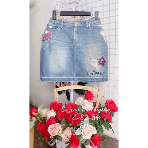 Chân váy Jean bigsize