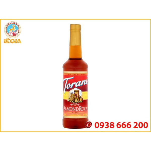 [Mã 253FMCGSALE giảm 8% đơn 500K] SIRO TORANI HẠNH NHÂN ROCA 750ML - TORANI ALMOND ROCA SYRUP