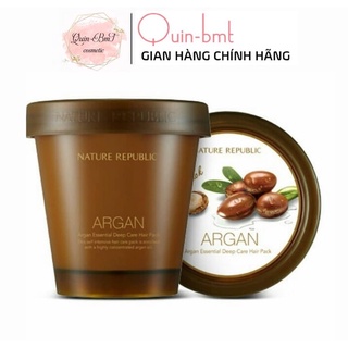 (Bill LOTTE DUTY) Kem ủ tóc Nature Republic Argan Essential Deep Care Hair Pack 200ml