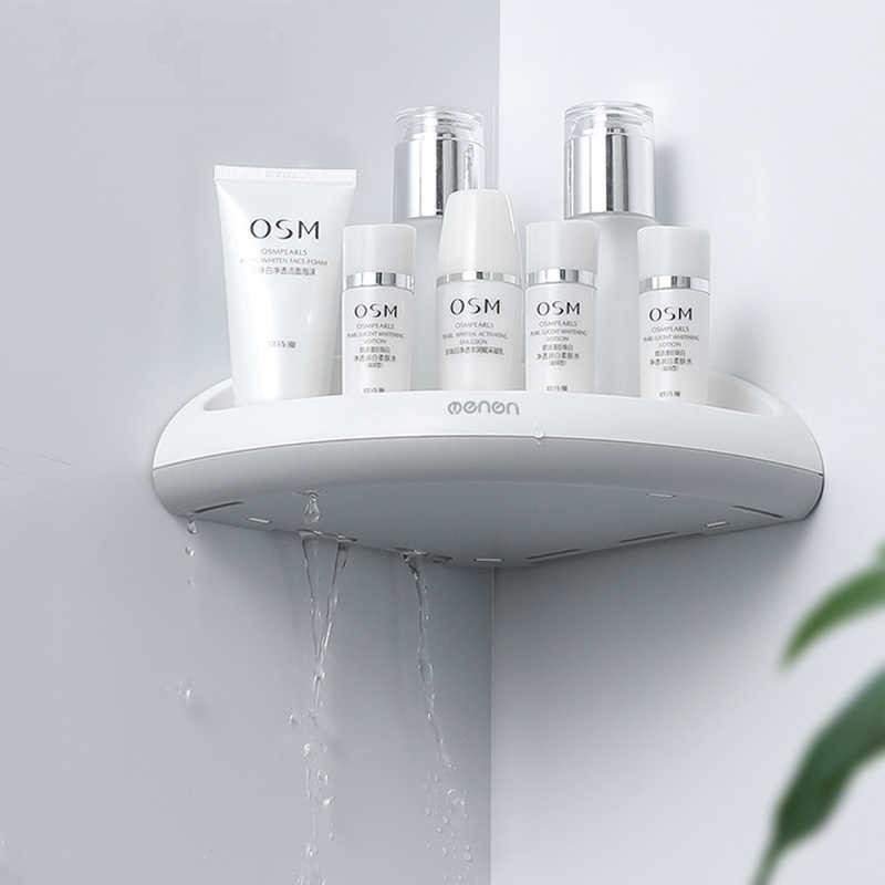 Kệ Góc Dán Tường OENON Cao Cấp, Kệ Nhà Tắm Nhà Bếp Đa Năng Tiện Lợi