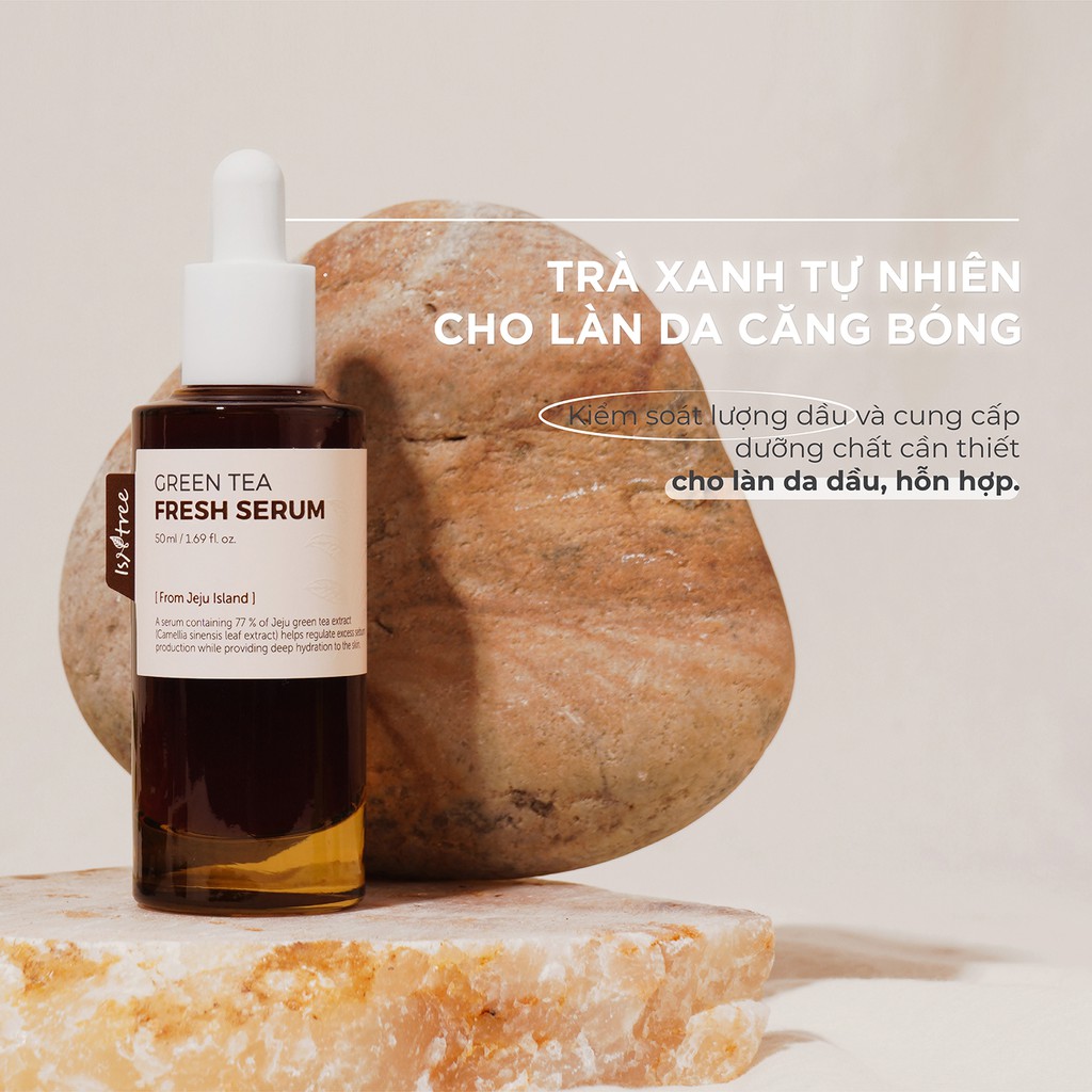 Serum trà xanh nuôi dưỡng da ISNTREE Green Tea Fresh Serum | Shopee Việt Nam