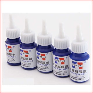 Nước tẩy keo 502 keo UV Keo gốc Cyanoacrylate  Evobond Debonder AD 1 ( Dạng nhỏ giọt )