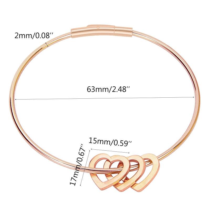 Vòng Đeo Tay Chuỗi Hạt Có Mặt Trái Tim Khắc Chữ Thời Trang Cho Nữ