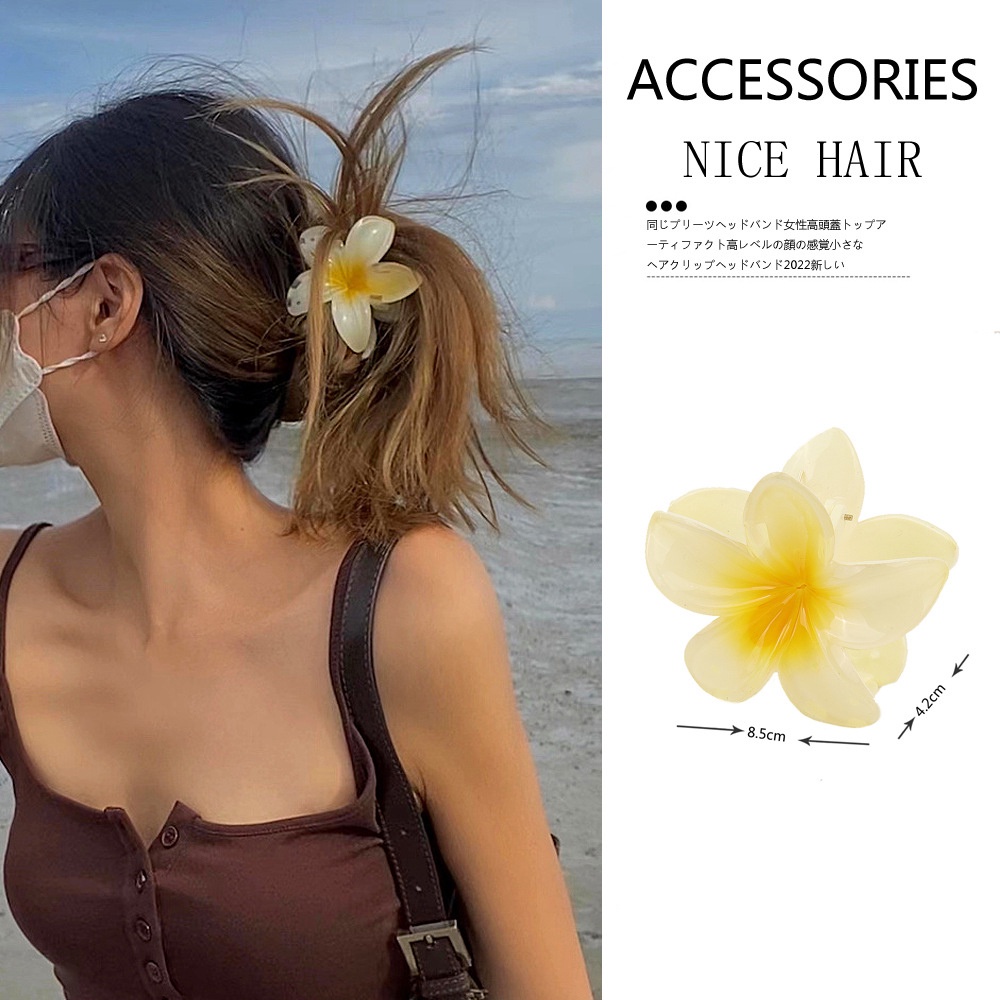 Kẹp Tóc Hình Hoa Đính Đá Màu Sắc Ngọt Ngào Thời Trang Hàn Quốc Cho Nữ