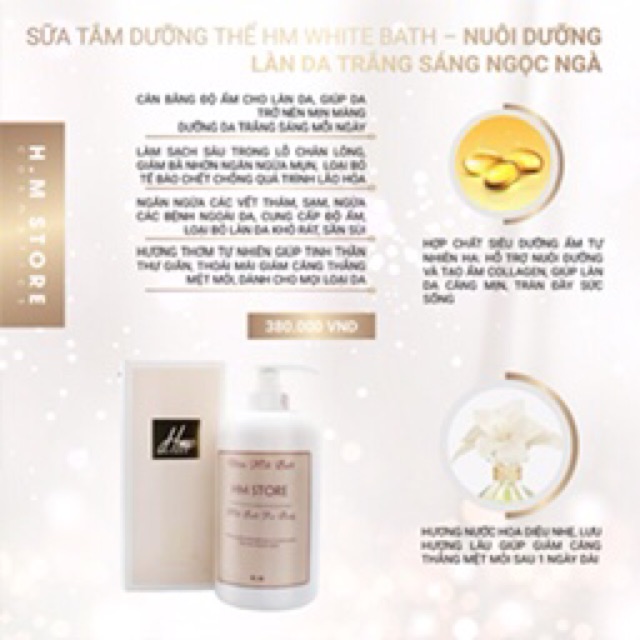 Sữa Tắm Truyền Trắng Hm store | BigBuy360 - bigbuy360.vn