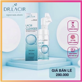 Sữa rửa mặt bạc hà kiềm dầu DRLACIR, kiểm soát da dầu, ngăn ngừa mụn, trắng sáng da, đầu cọ sillicon làm sạch sâu da