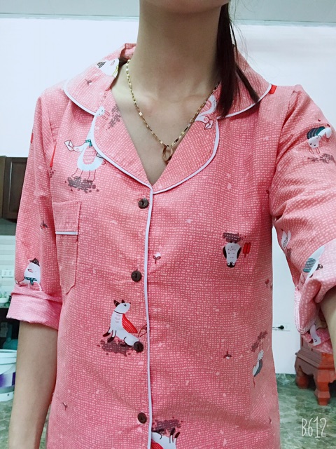 Bộ pijama nữ chất phi lụa cao cấp