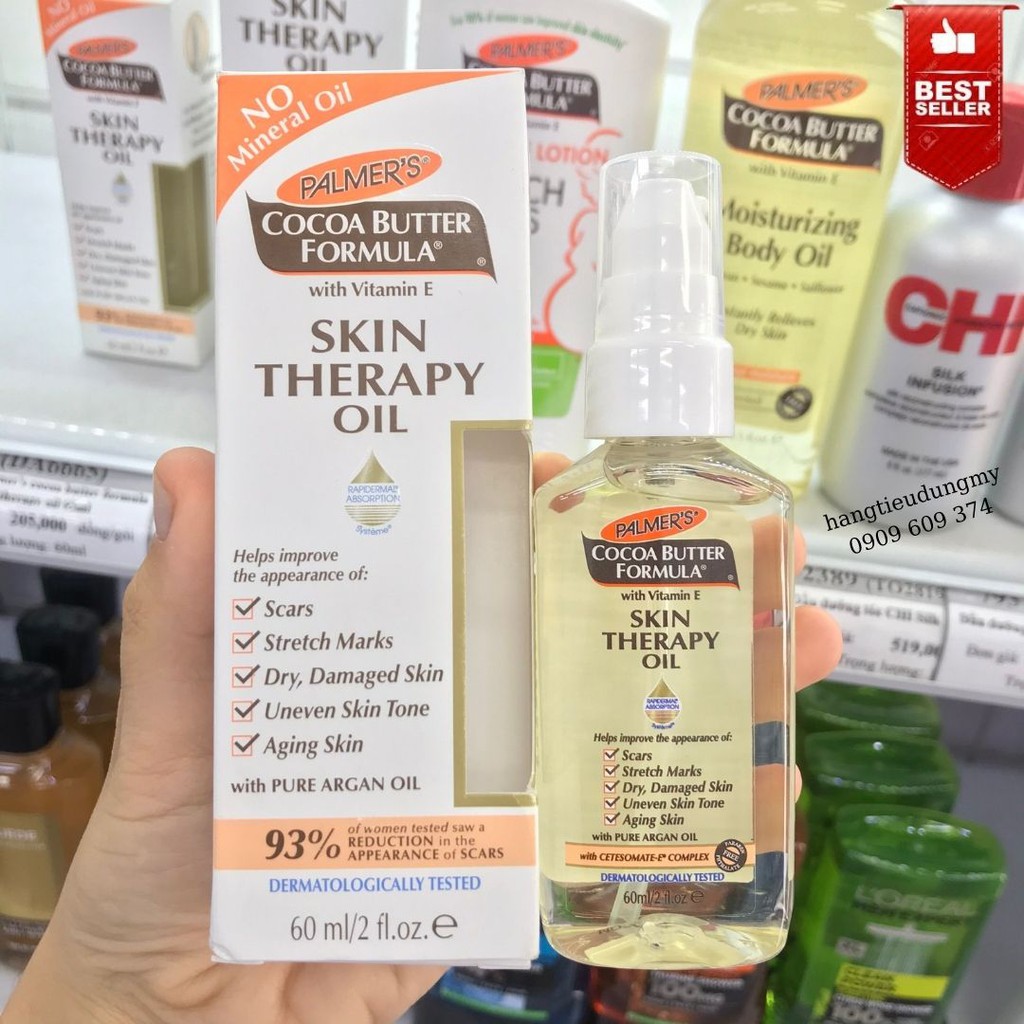 Tinh dầu Palmer's Cocoa Butter Formula Skin Therapy Oil 150ml