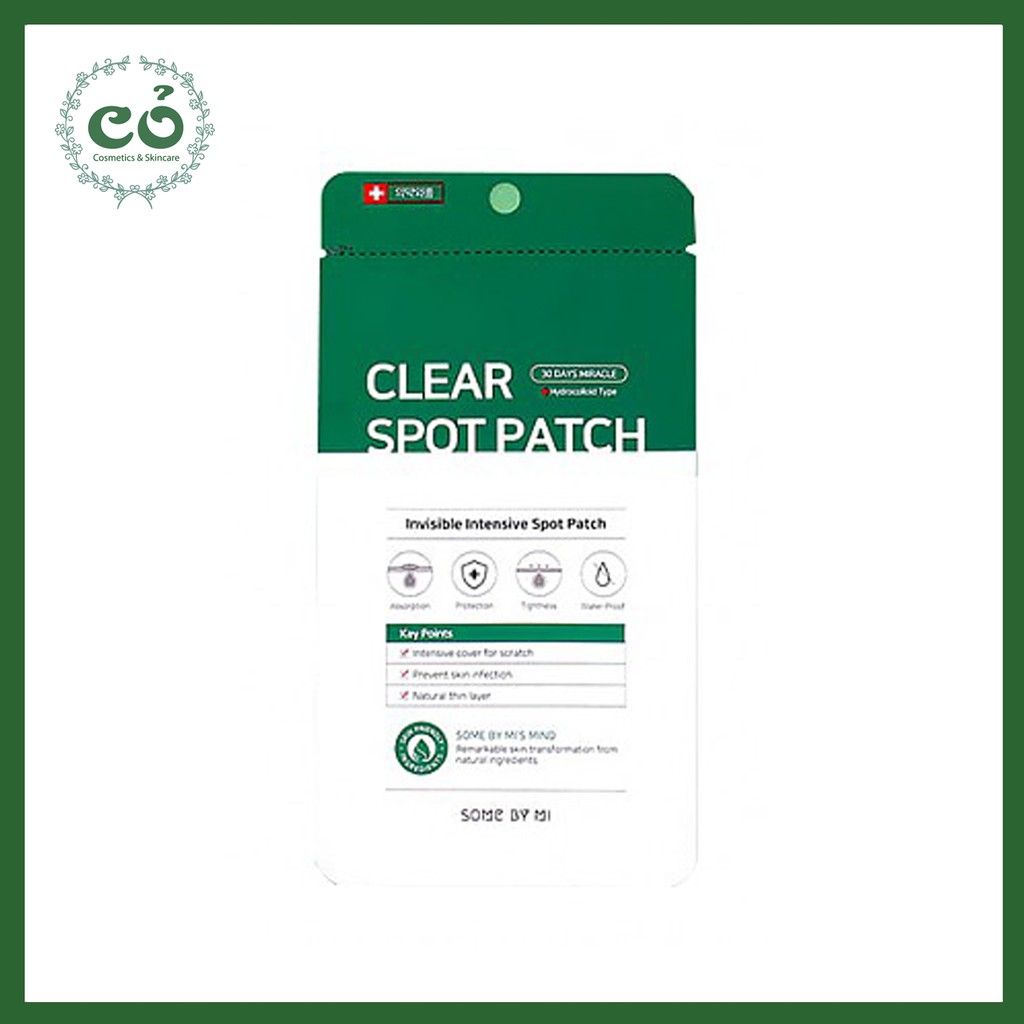 [Mã SKAMPUSHA8 giảm 8% đơn 300K] Miếng Dán Mụn Some By Mi Clear Spot Patch