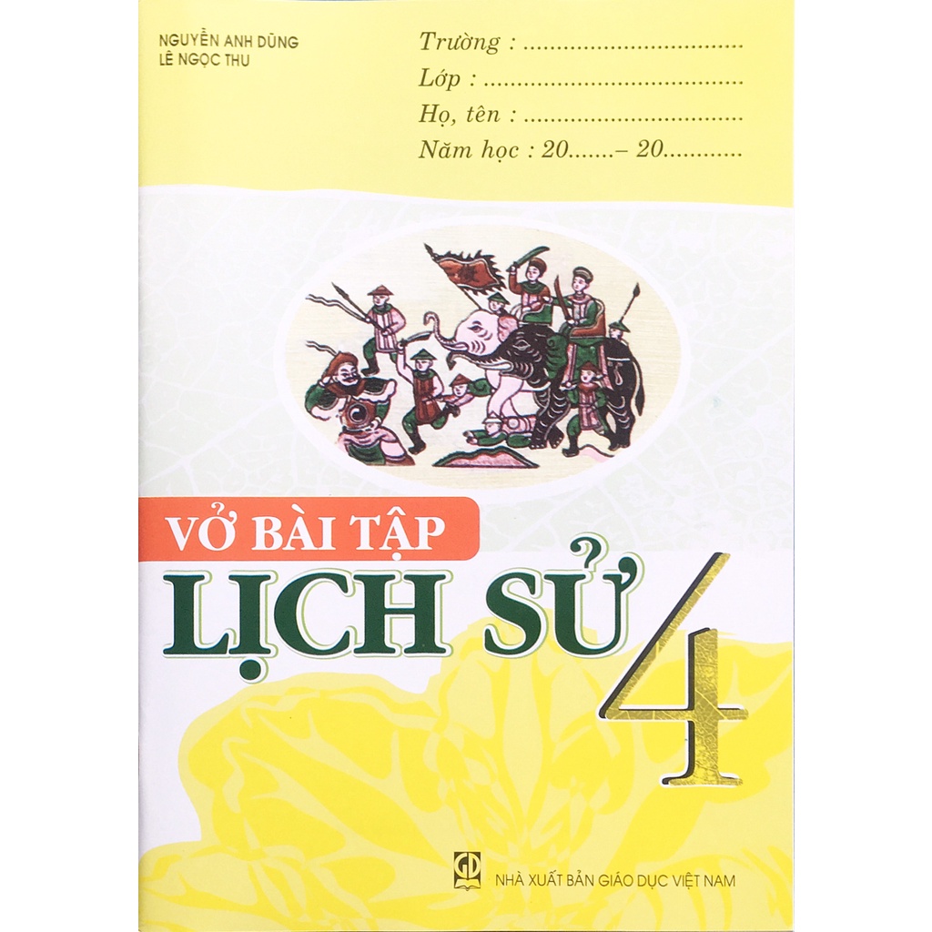 Sách - Vở bài tập Lịch Sử 4