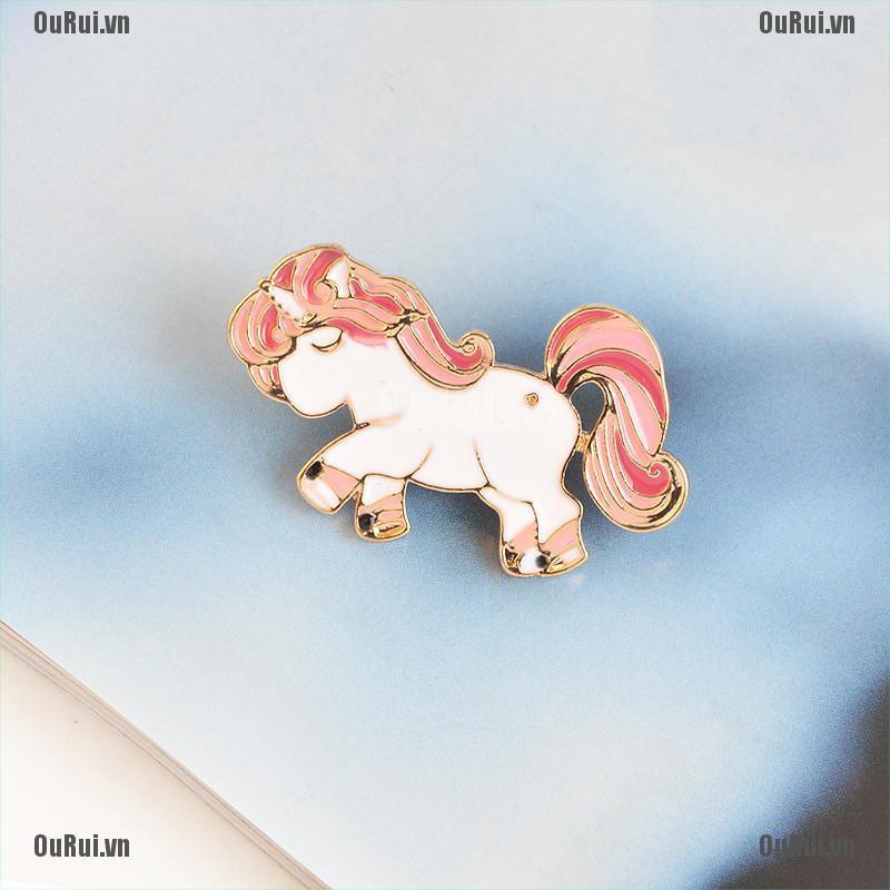 Ghim Cài Áo Hình Ngựa Một Sừng Dễ Thương