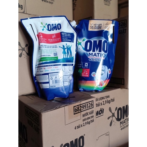 NƯỚC GIẶT OMO BỀN ĐẸP CỬA TRƯỚC TÚI 2,9KG