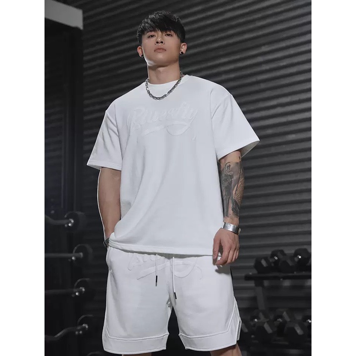 Bộ Mặc Nhà Thể Thao Nam Chất Thun Lạnh Cao Cấp Chữ Nổi Bigsize
