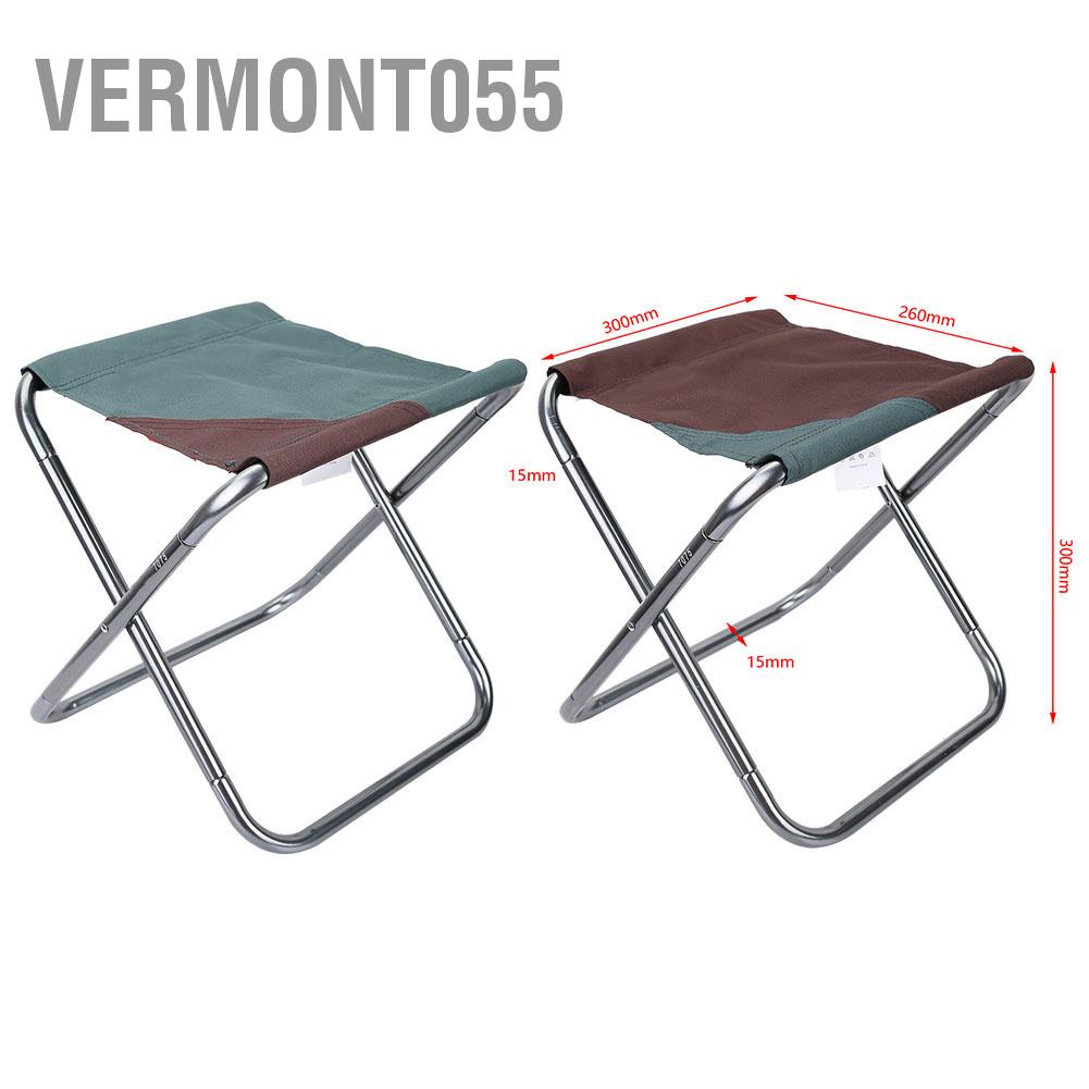 Có thể bán buôn Ghế xếp vải Oxford di động để cắm trại ngoài trời Câu cá dã ngoại BBQ Vermont055 Hàng giao ngay