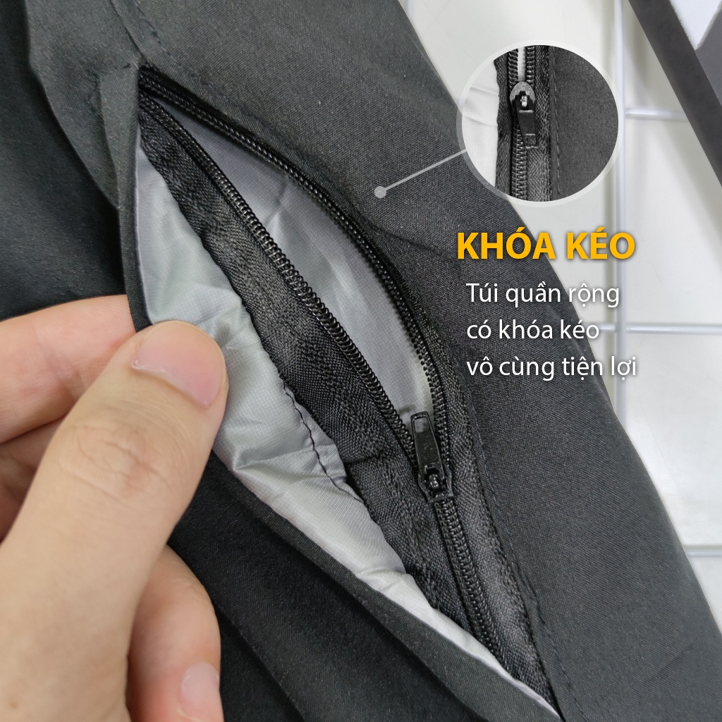 Quần short jean nam đẹp TFUN mã TT24, quần đùi nam vải gió mùa hè thu phong cách thể thao tập gym cao cấp