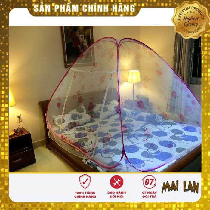 Mùng chụp tự bung 1m4 x 2m - HỒNG HOA