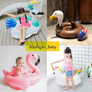 Phao bơi cho bé hồng hạc, kỳ lân, dưa hấu, vịt...