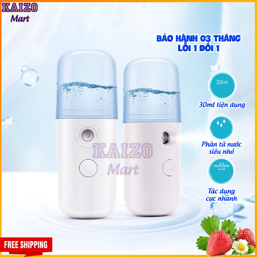 Máy xịt khoáng mini BH 3 THÁNG - Máy phun sương mini nano cầm tay MIANZ STORE