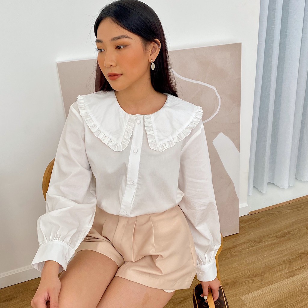 Áo sơ mi cổ viền bèo , Peace House Clothing