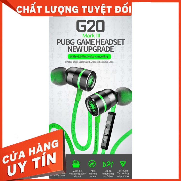 HÀNG CAO CẤP -  [Bản 2021]Tai nghe gaming Plextone G20 - Chuyên game- Có Mic dành cho điện thoại và máy tính  - Hàng Cao