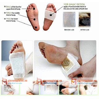 10 Miếng dán khử độc bàn chân