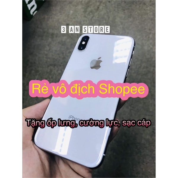 [Ảnh thật] Điện thoại Iphone X, Xs, Xs Max hàng chính hãng, máy Quốc tế và Lock, cũ ít xước, pin cao 9X