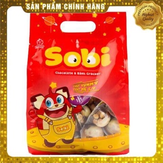 Bánh sô cô la / bánh socola cracker sobi bịch 320g