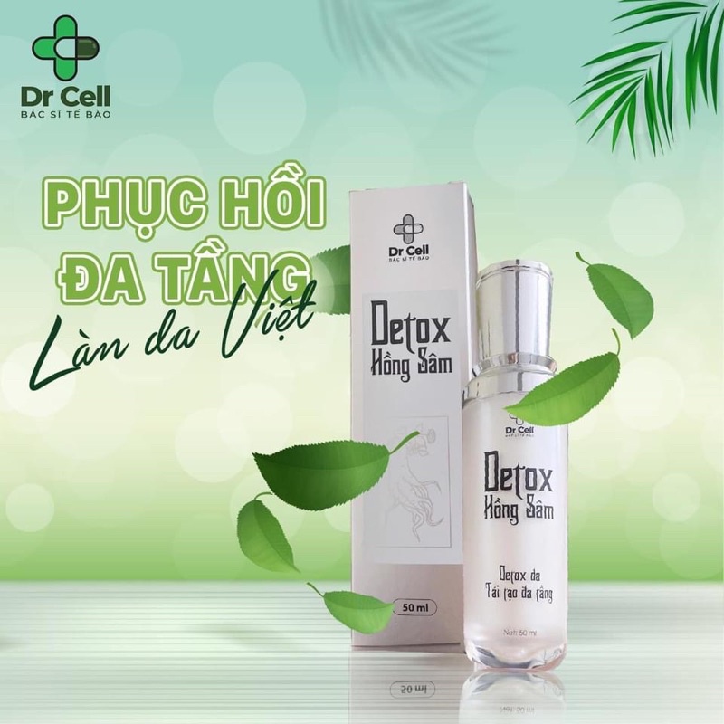 Detox Hồng Sâm Dr Cell