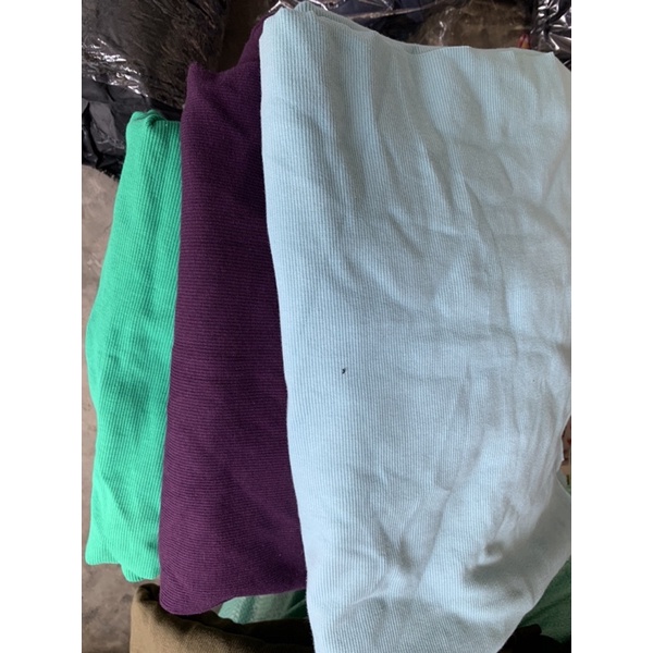 Vải thun gân hàng xuất dư