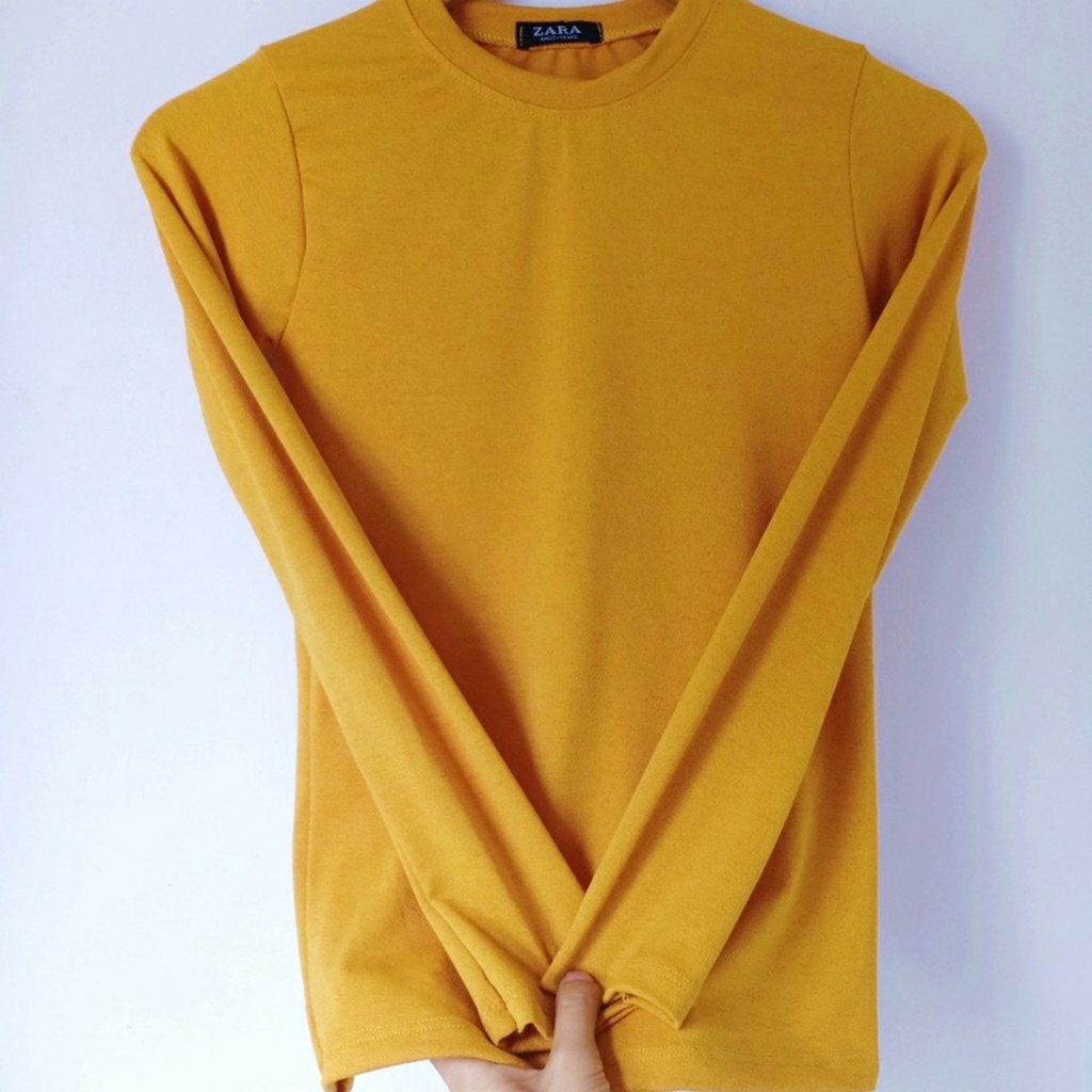 Áo tay dài thun gân ôm body