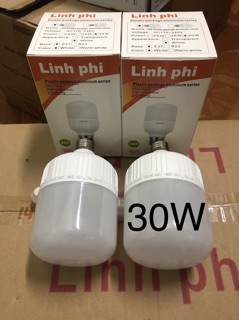 Combo 10 Bóng Trụ Led 30W đui xoáy e27.