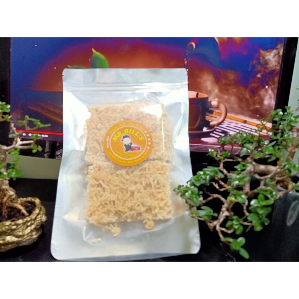 Cơm cháy tươi chà bông tươi ăn liền MrBill's giòn tan thơm phức