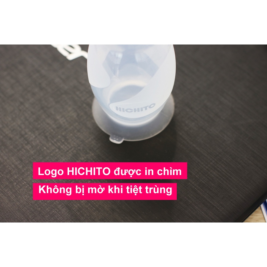 Cốc Hứng Sữa Hichito Nhật Bản - Phễu Hút Sữa - Cốc Hút Sữa Chính Hãng