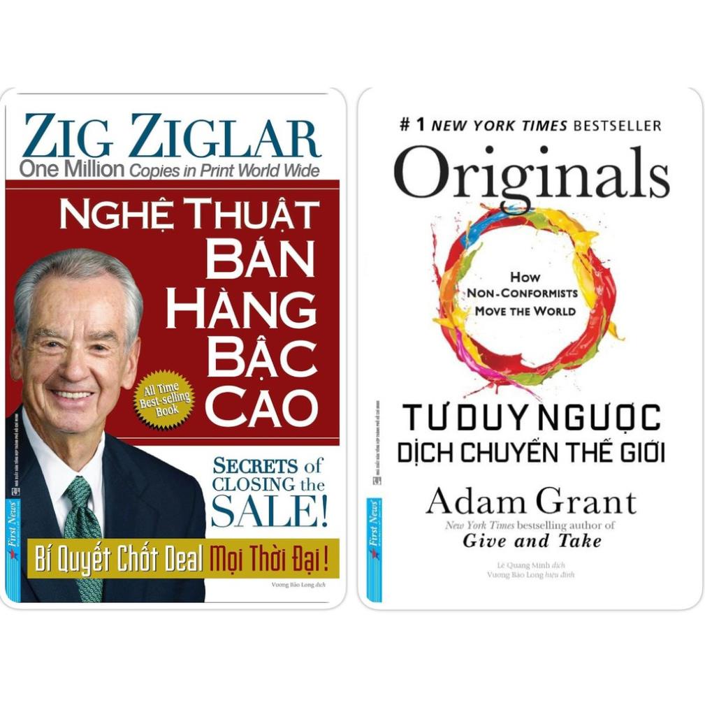 Sách - Combo Nghệ thuật bán hàng bậc cao + Tư duy ngược dịch chuyển thế giới - First News