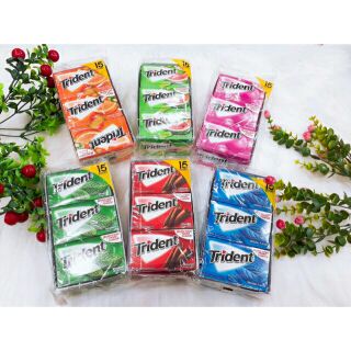 (Lẻ) Phong kẹo singum Trident's 🇺🇸 14 tisk nhiều vị
