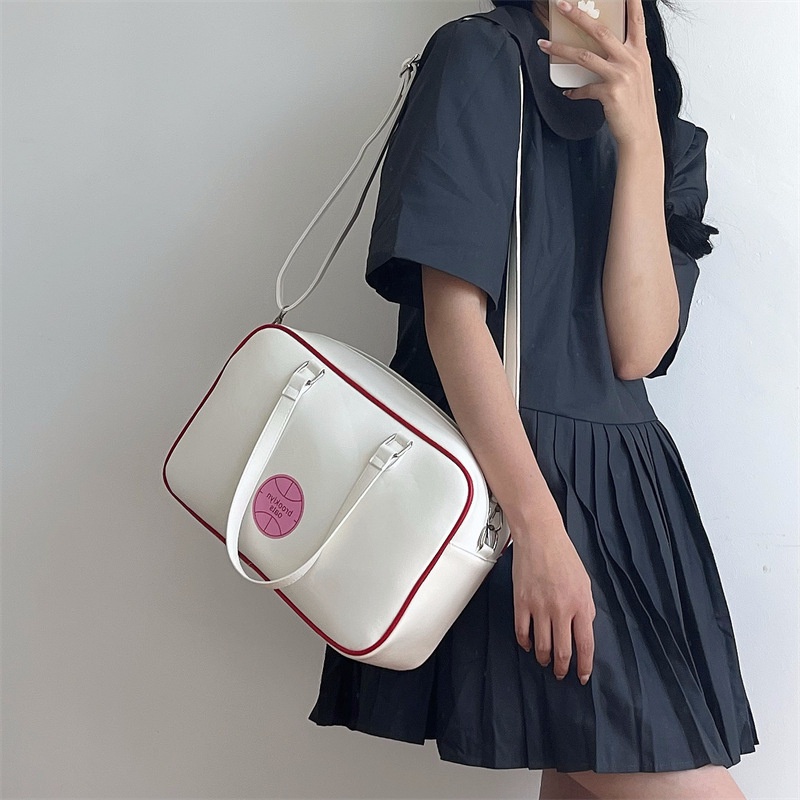 Túi Đeo Vai Cỡ Lớn In Họa Tiết Bóng Chày Thời Trang Cho Nữ