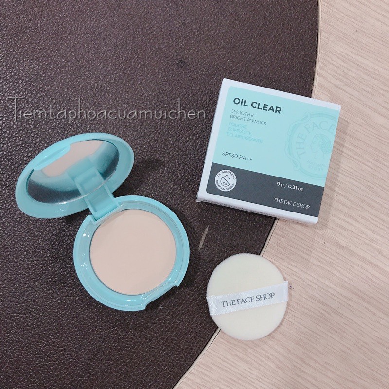 Phấn Phủ Dạng Nén Kiềm Dầu, Lâu Trôi  oil clear smooth & bright powder