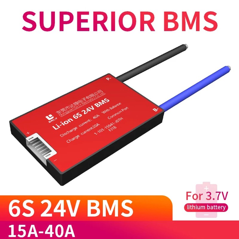 Bảng mạch bảo vệ pin Lithium 18650 6S 24V 15A 20A 30A 40A