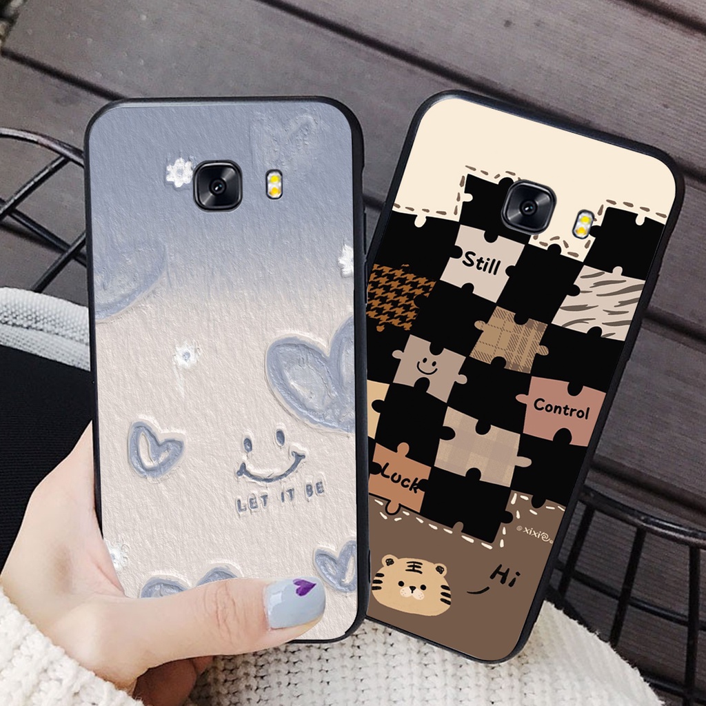 Ốp lưng Samsung Galaxy C9 PRO in hình cao cấp mẫu kẻ caro,mikenbe@r siêu hot