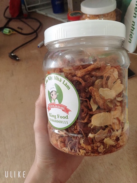 500gr heo khô cháy tỏi loại 1 | KingFood - Thế Giới Đồ Ăn Vặt - Đồ Ăn Vặt Hà Nội