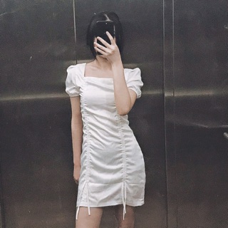 Váy trắng body