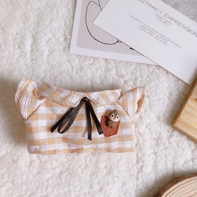 Set outfit  Gấu Nâu Fashion quần áo cho doll 10cm 15cm 20cm , búp bê