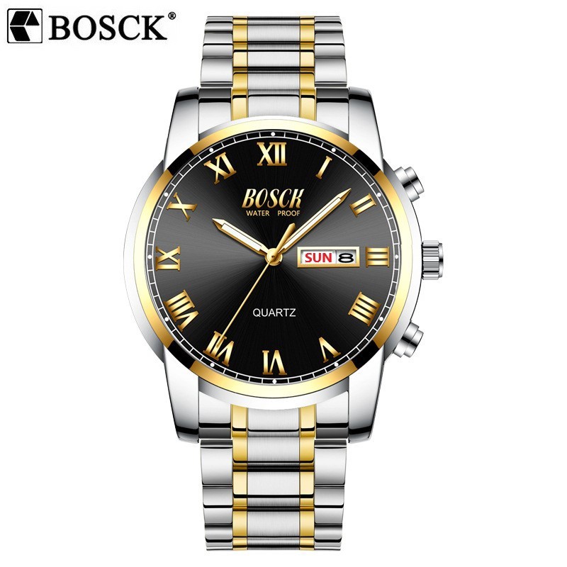 ĐỒNG HỒ NAM THỜI TRANG BOSCK 8833 DÂY ĐÚC THỜI TRANG