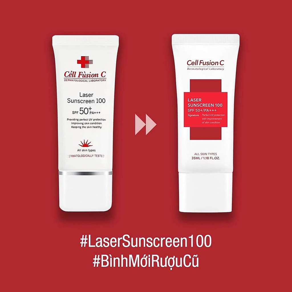 Kem chống nắng Cell Fusion C Laser Sunscreen 100 SPF50+/PA+++ 50ml