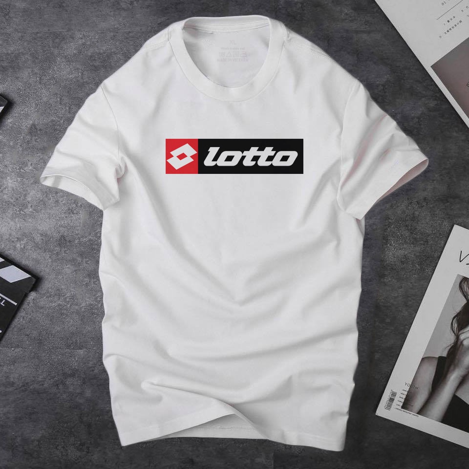 Áo thun nam đẹp Lotto thời trang cá tính, vải thun cotton 4 chiều thoáng mát | ursport