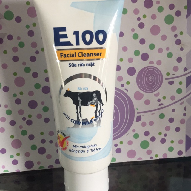 Sữa rửa mặt E100 tinh chất sữa bò tuýp 80ml | BigBuy360 - bigbuy360.vn