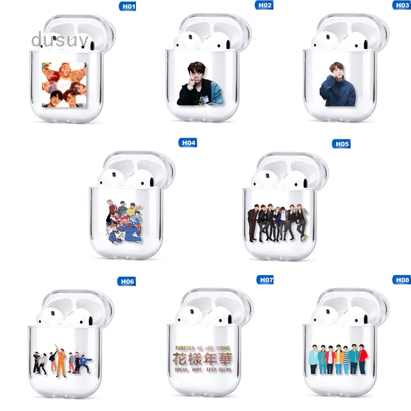 Vỏ Bảo Vệ Hộp Sạc Tai Nghe Airpods 1 / 2 Hình Bts Xinh Xắn Ốp